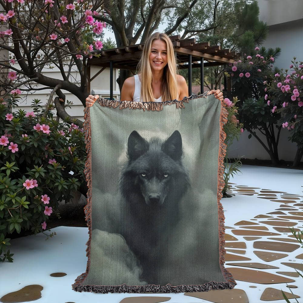 Eclipse Wolf Blanket