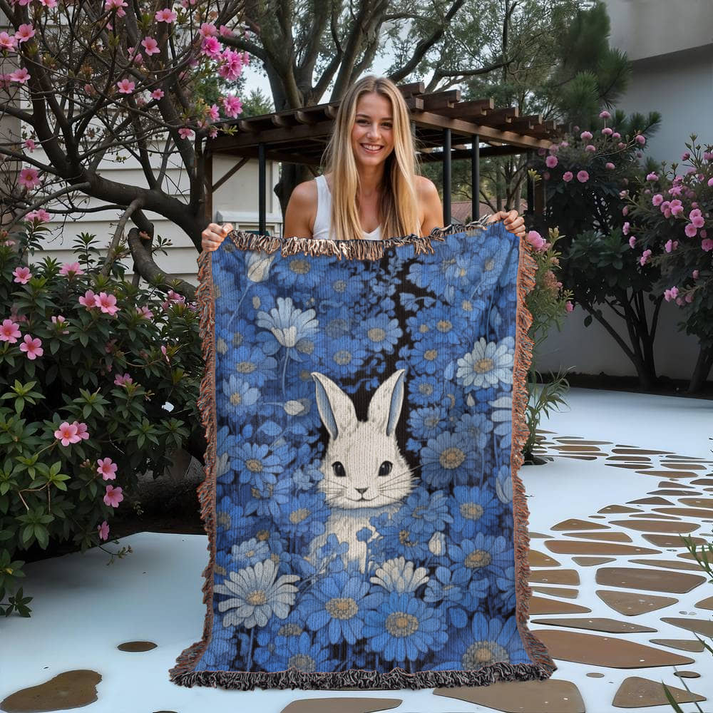 Blue Bunny Blanket