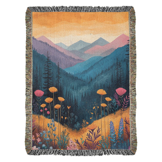 Flower Mountains Blanket