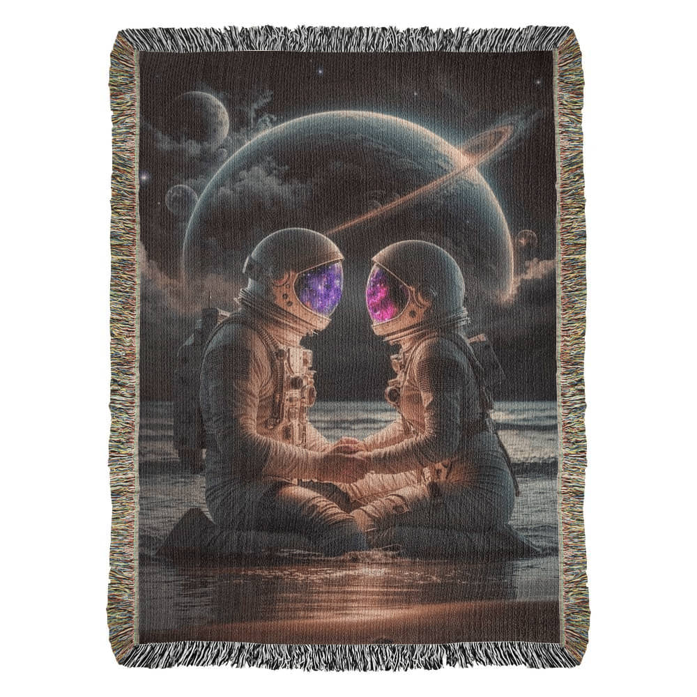 Love in Space Blanket