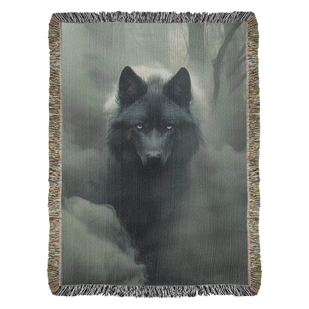 Eclipse Wolf Blanket