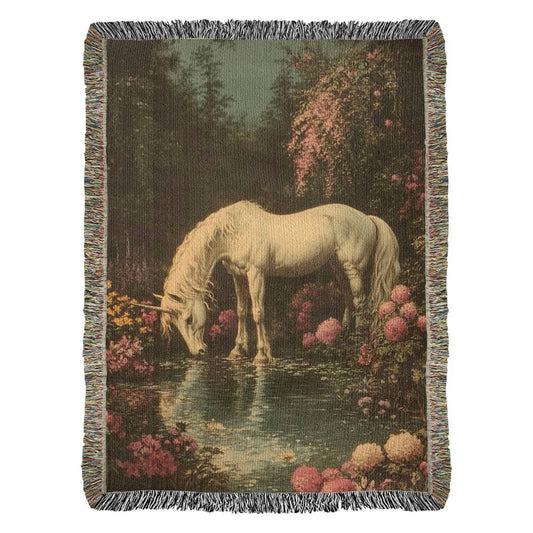 Unicorn in Bloom Blanket