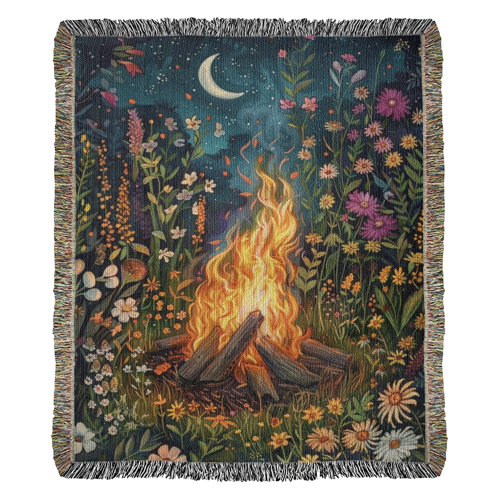 Colorful Campfire Blanket