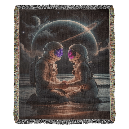 Love in Space Blanket