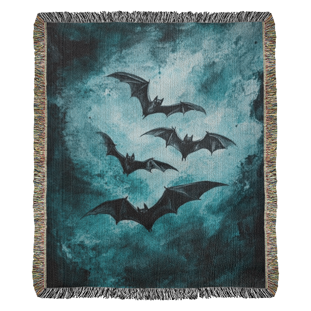 Moonlit Bats Blanket