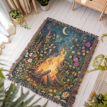 Colorful Campfire Blanket