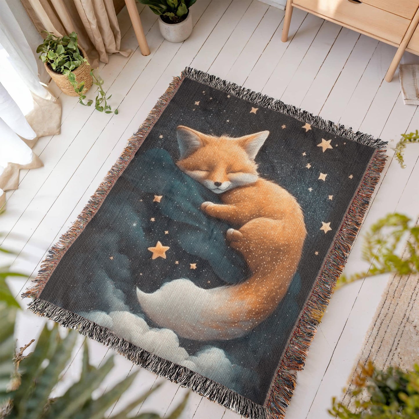 Sleepy Fox Blanket