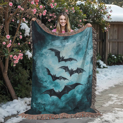 Moonlit Bats Blanket