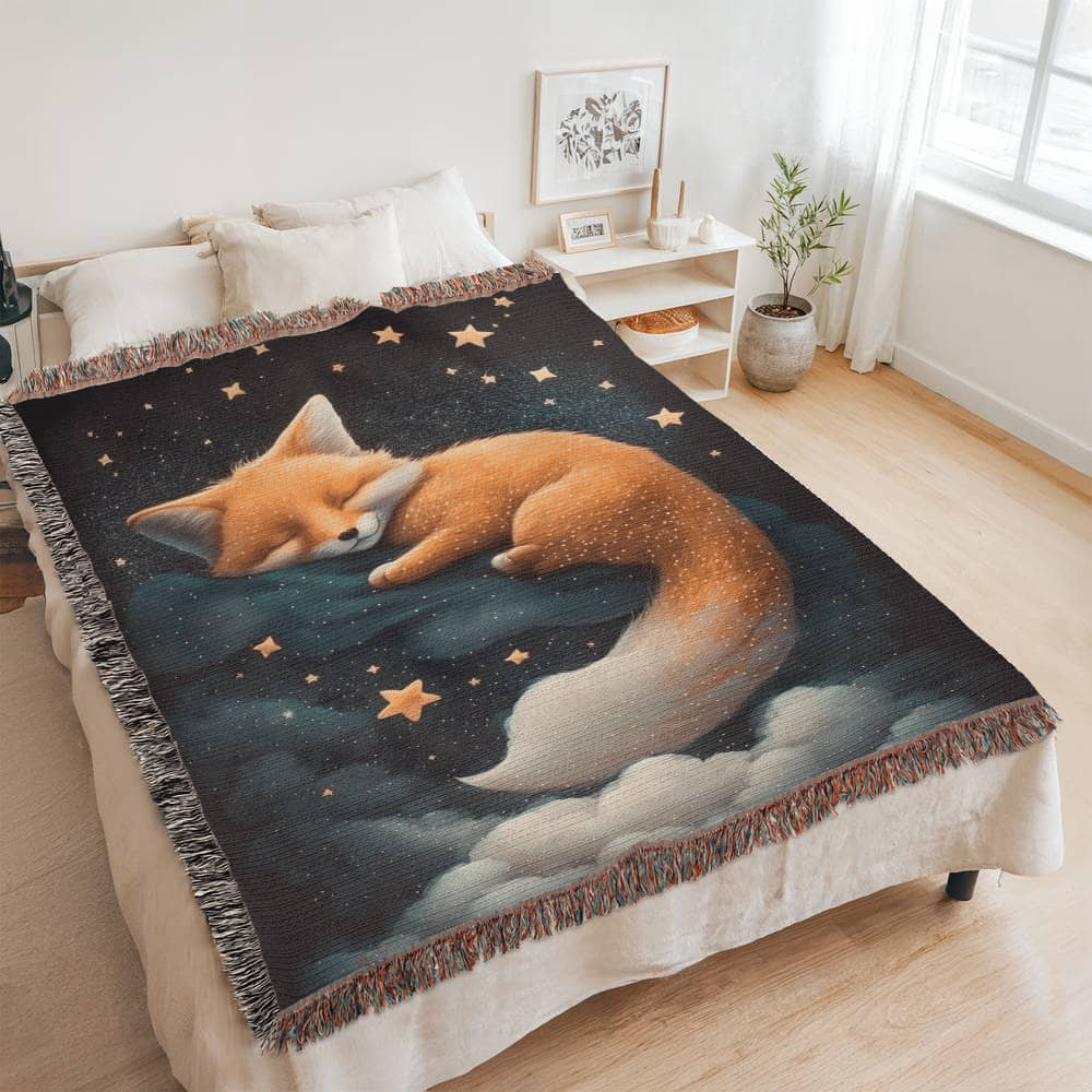 Sleepy Fox Blanket