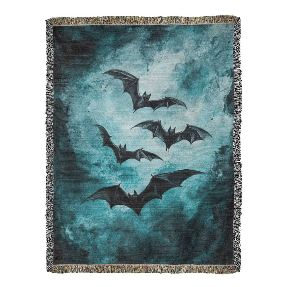 Moonlit Bats Blanket